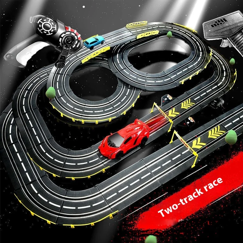 Hot selling electric remote-controlled track racing toys for large-scale track competitions 8-10 parent-child interactive toys