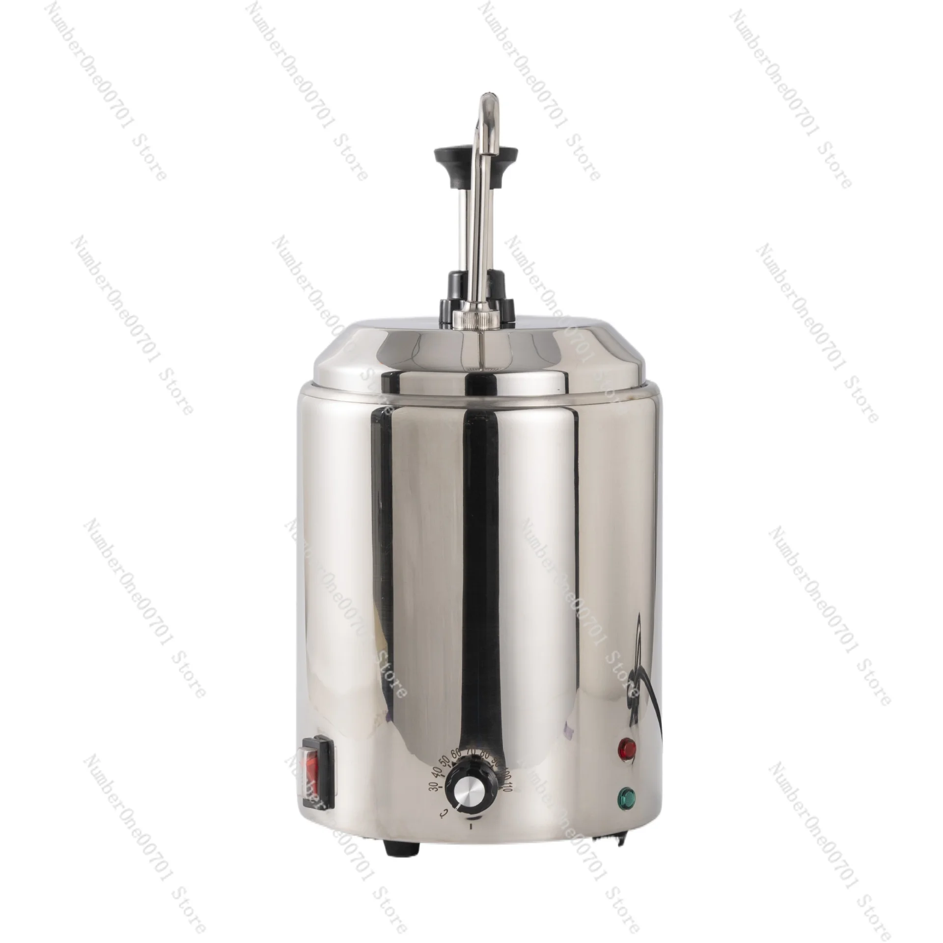 Commercial Adjustable Dispensing Pump, 304 SS for Cheese Chocolate Sauce & Liquid Toppings