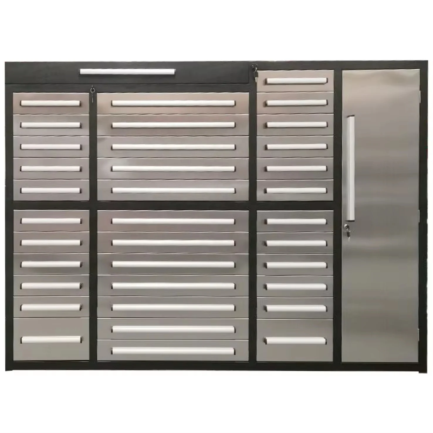

Suihe Heavy Duty Stainless Steel Tool Chest With Wheels Portable Stainless Steel Workbench With Drawers