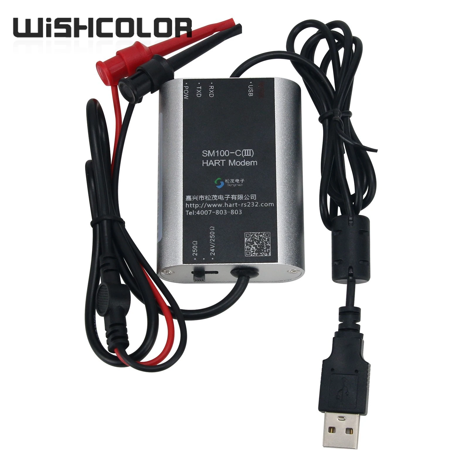 Wishcolor SM100-C (III) Standard Version Hart Modem USB to Hart Modem HART Cat Supports Mobile APP Debugging