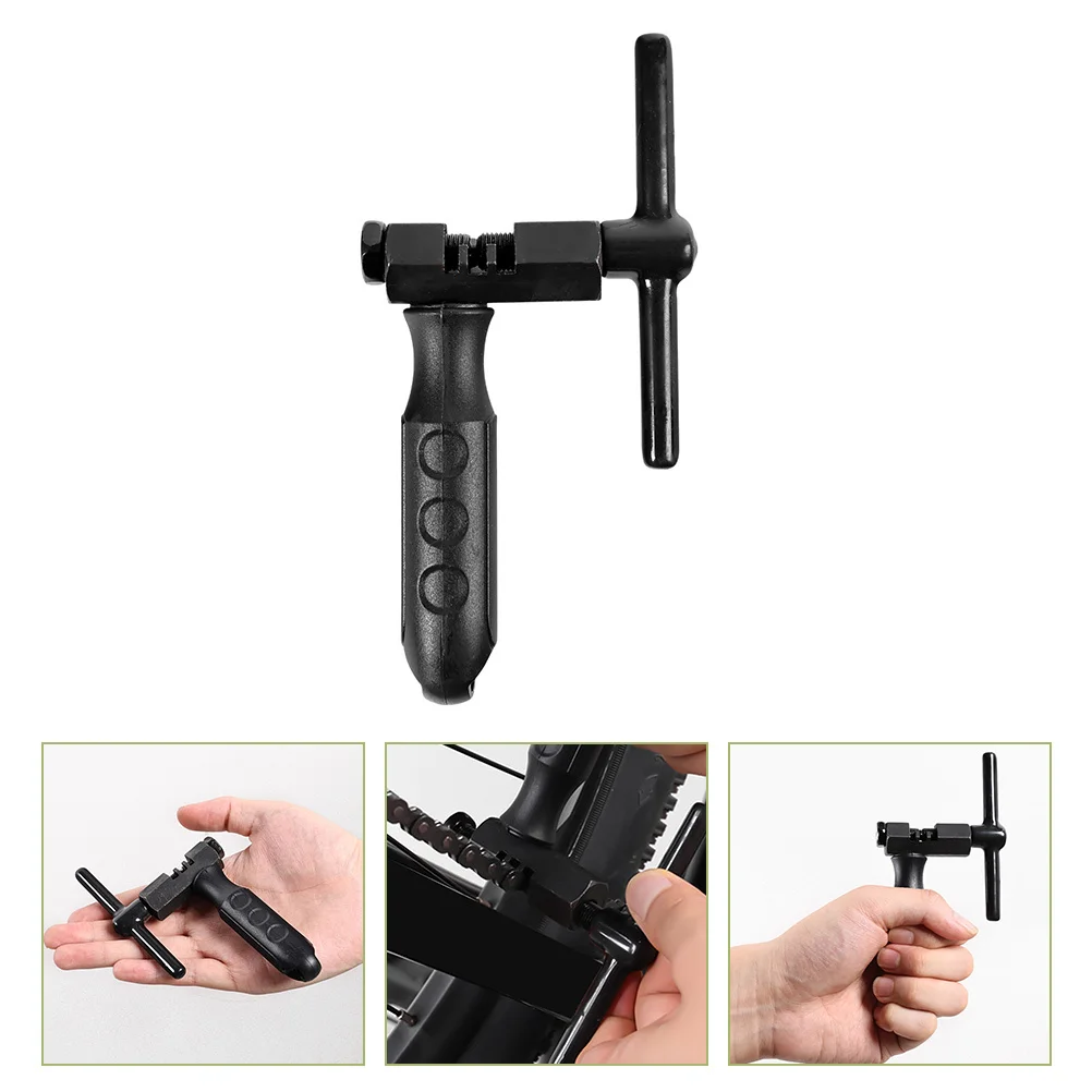 

Chain Breaker For Bicycle High Hardness Bike Chain Tool Ergonomic Handle No Screw Design Durable For Road Mountain Bike