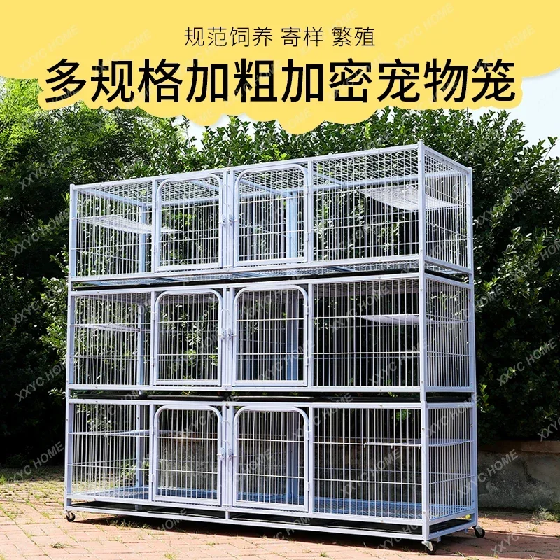 Three-Layer Breeding Cage Cat  Dog  Pet  Breeding  Pigoen Cage Rabbit Cage