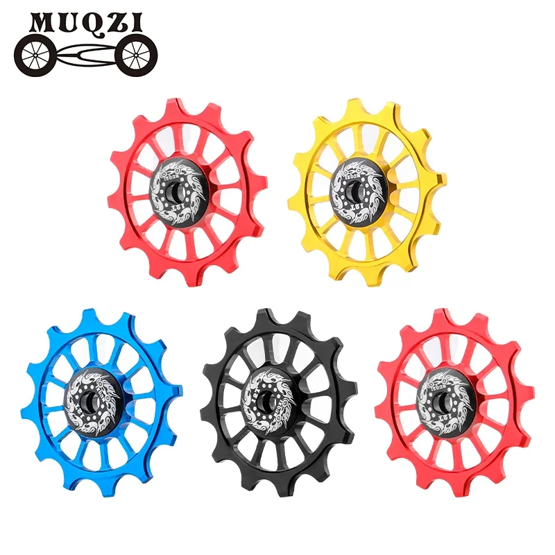 

MUQZI Bike Rear Derailleur Ceramic Pulley 12T Ceramic Bearing Jockey Wheel MTB Road Bicycle Pulleys DROPSHIPPING