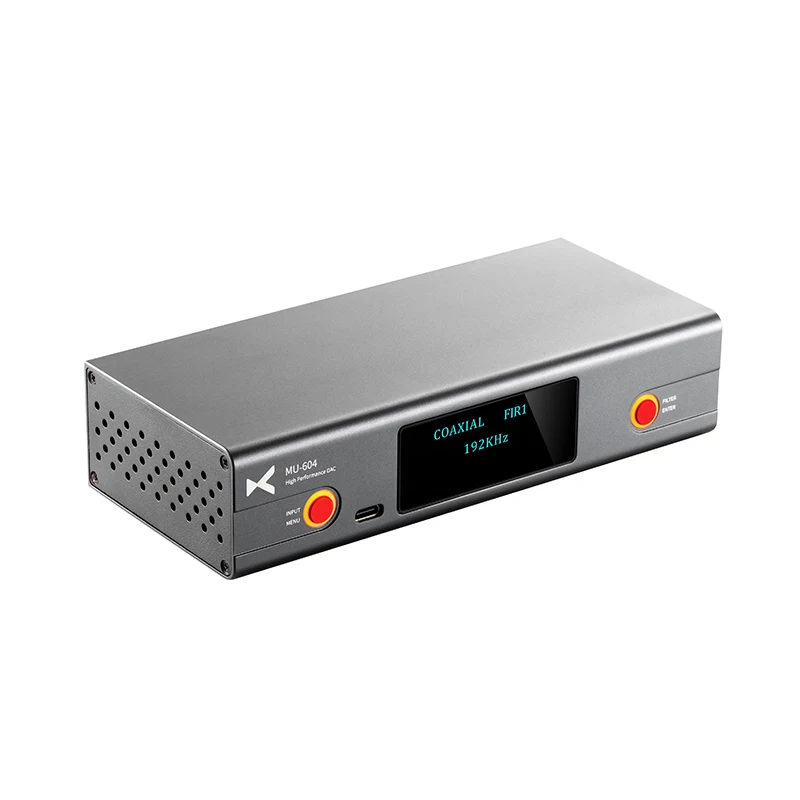 XDUOO MU-604 Decoder 2*ES9018K2M DAC Chip Two USB Audio Mode MU604 High Performance DAC