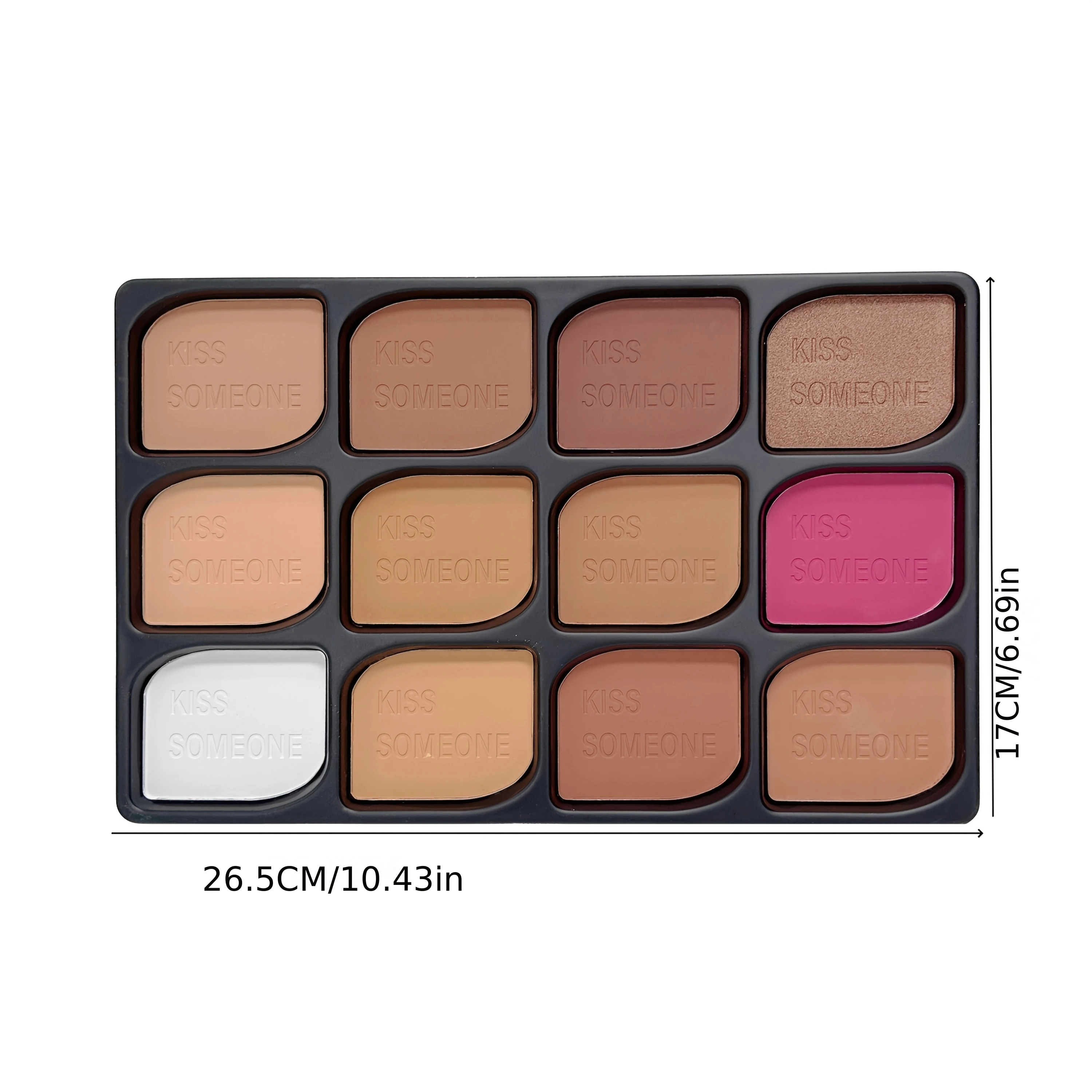 12 Colors Contour Palette,Blus - Rare Beauty Makeup Highlighter ulasan dan harga