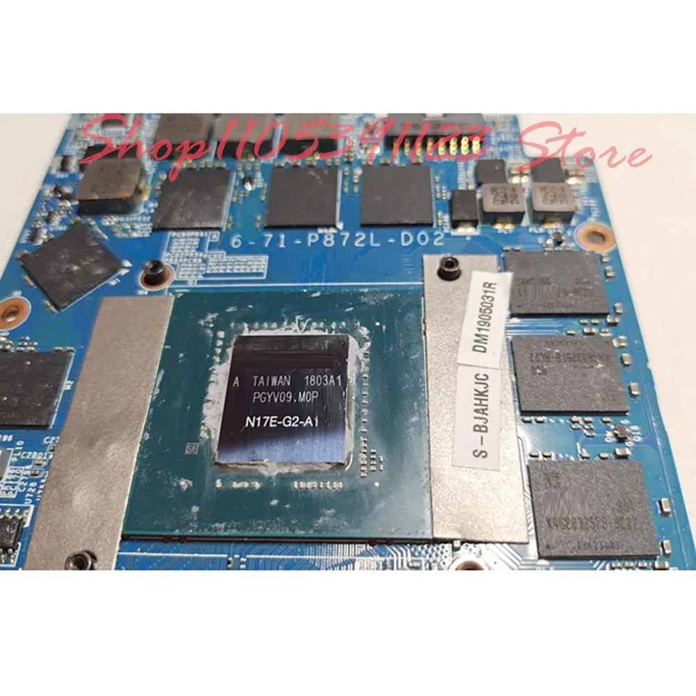 N17E-G1-A1 Graphics Card Motherboard 6-77-P872L-D02-S 6-71-P872L-D02