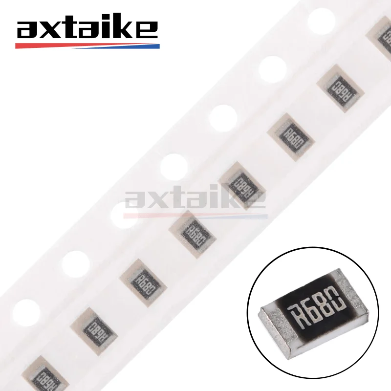 100PCS 1% 0805 0R - 10M SMD Resistor 1/8W 1 10 22 47 68 75 82 100 120 150 220 330 470 510 680 910 Ohm K Ω 1K 2K 6.8K 10K 100K 1M