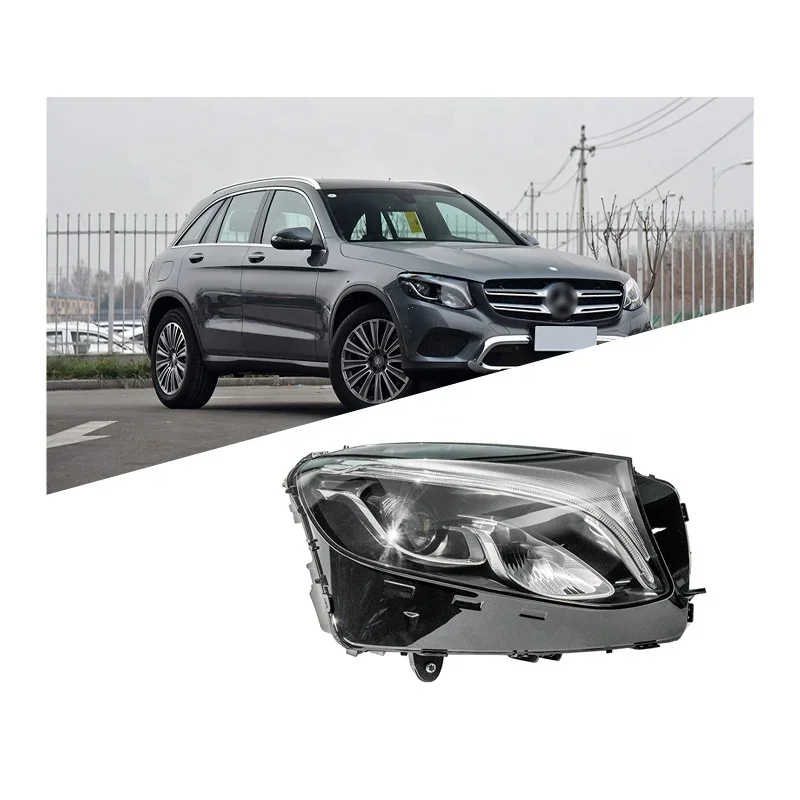 

Горячая распродажа светодиодных фар BENZ GLC Class 2016-2020 A 2539060901 A 2539061001 аксессуары для автомобильных фонарей Полусборка фар