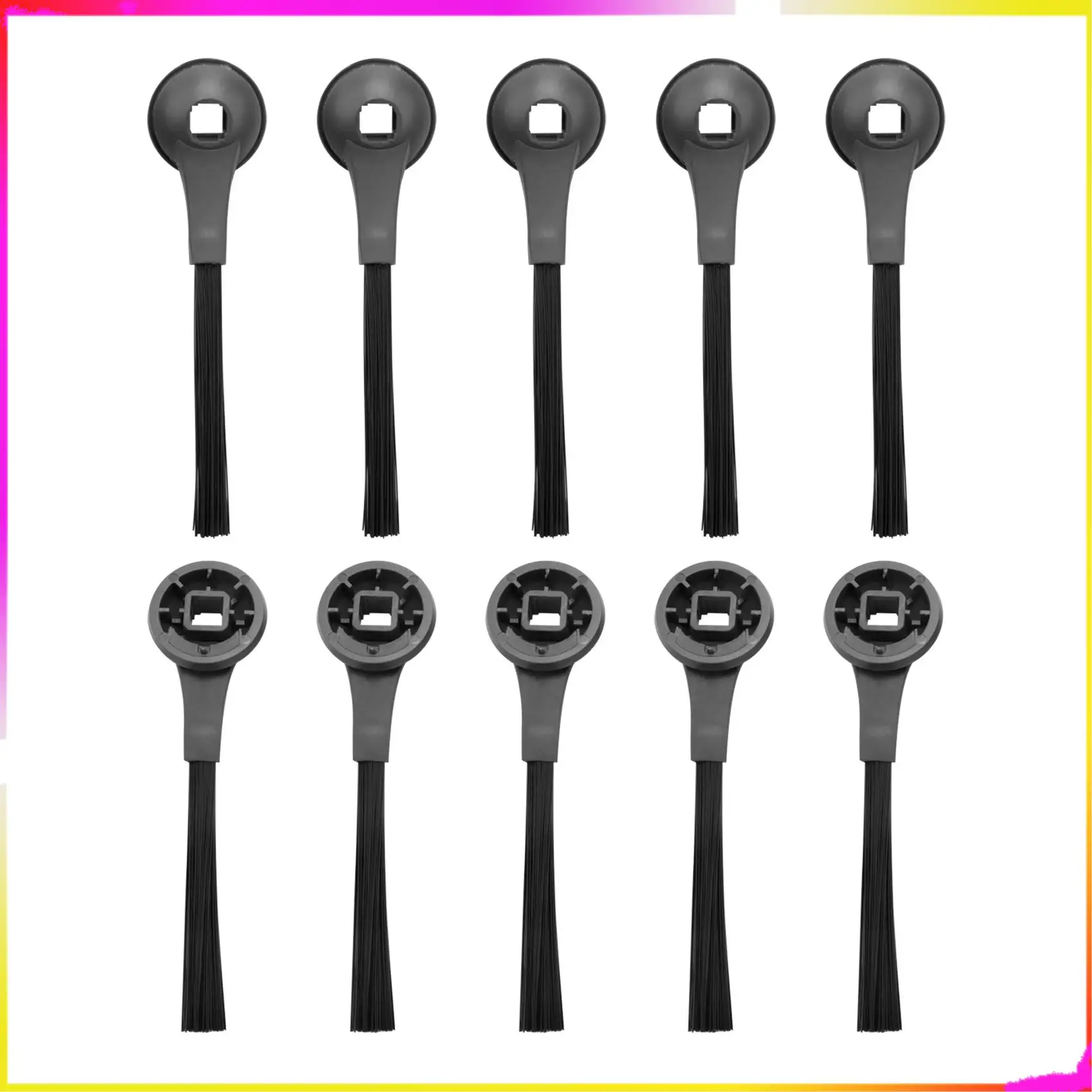 

M04K 10 Pack Side Brushes Compatible With For Shark Iq Robot R101ae,Rv1001ae,Rv1000 Vacuum,Sweeping Robot Accessories