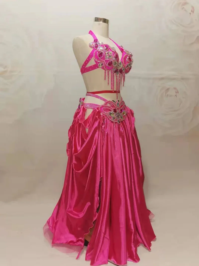 Belly Dance Performance Dress Women\'s Highend Customized Adult Child Oriental Dance Competition Suit Whole Sale Stage Clothes