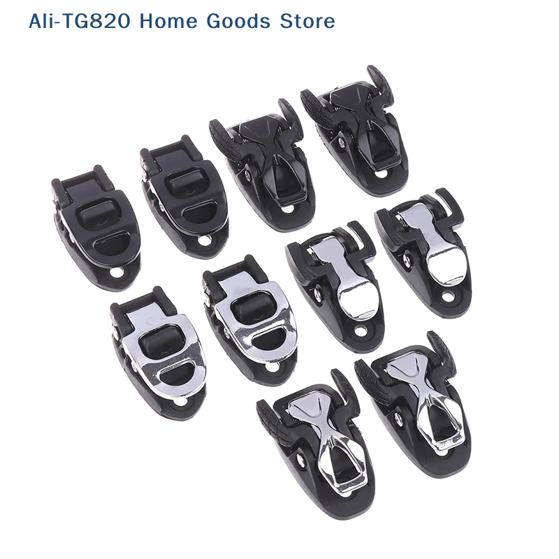2Pcs Roller Skate Spider Buckle Universal Durable Plastic Inline Skating Strap Buckle Clasp Buckle Skating Tight Belt Buckle view 2