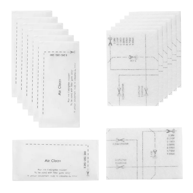 B47B-Vacuum Cleaner Filters For  Complete S8340 S8360, C1 C2 C3, Exhaust Filter Replacement Parts Filter Sets
