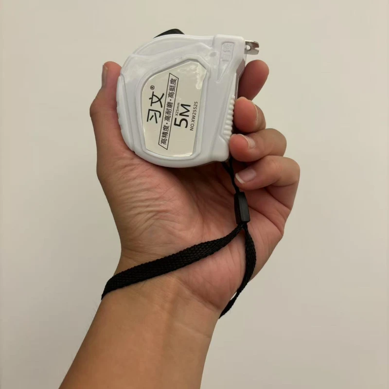 شريط فولاذي كلاسيكي ذاتي القفل بالضوء الأزرق مقاس 5 م/7.5 م/10 م لبناء الديكور واسع للغاية وسميك للغاية