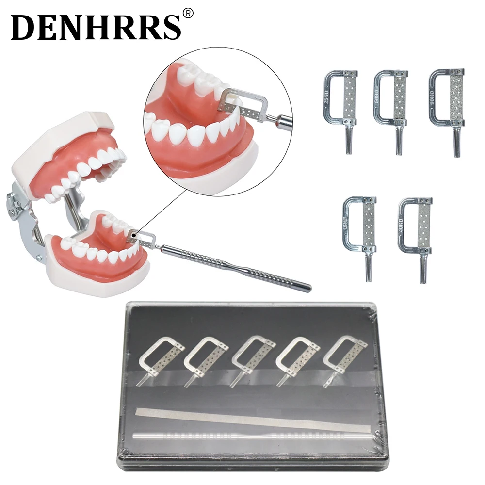 

Dental Double Sided tooth Interproximal Enamel Reduction Strip Slicing Set Polishing Strip tooth Polishing Dentistry Kit