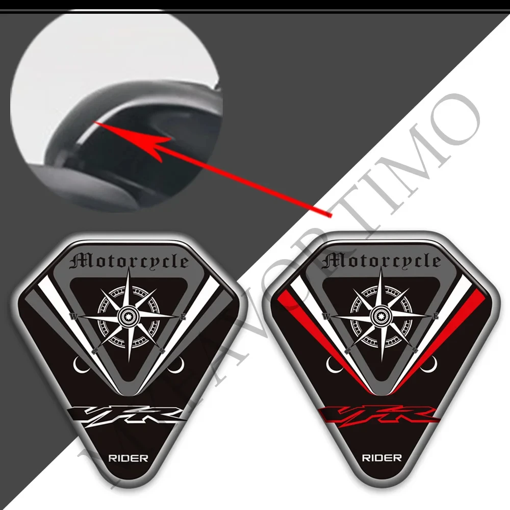 

Motorcycle Protector Tank Pad Decals Stickers Gas Oil Kit Knee Emblem Logo For Honda VFR 400 600 700 750 800 1200 X F VFR1200F