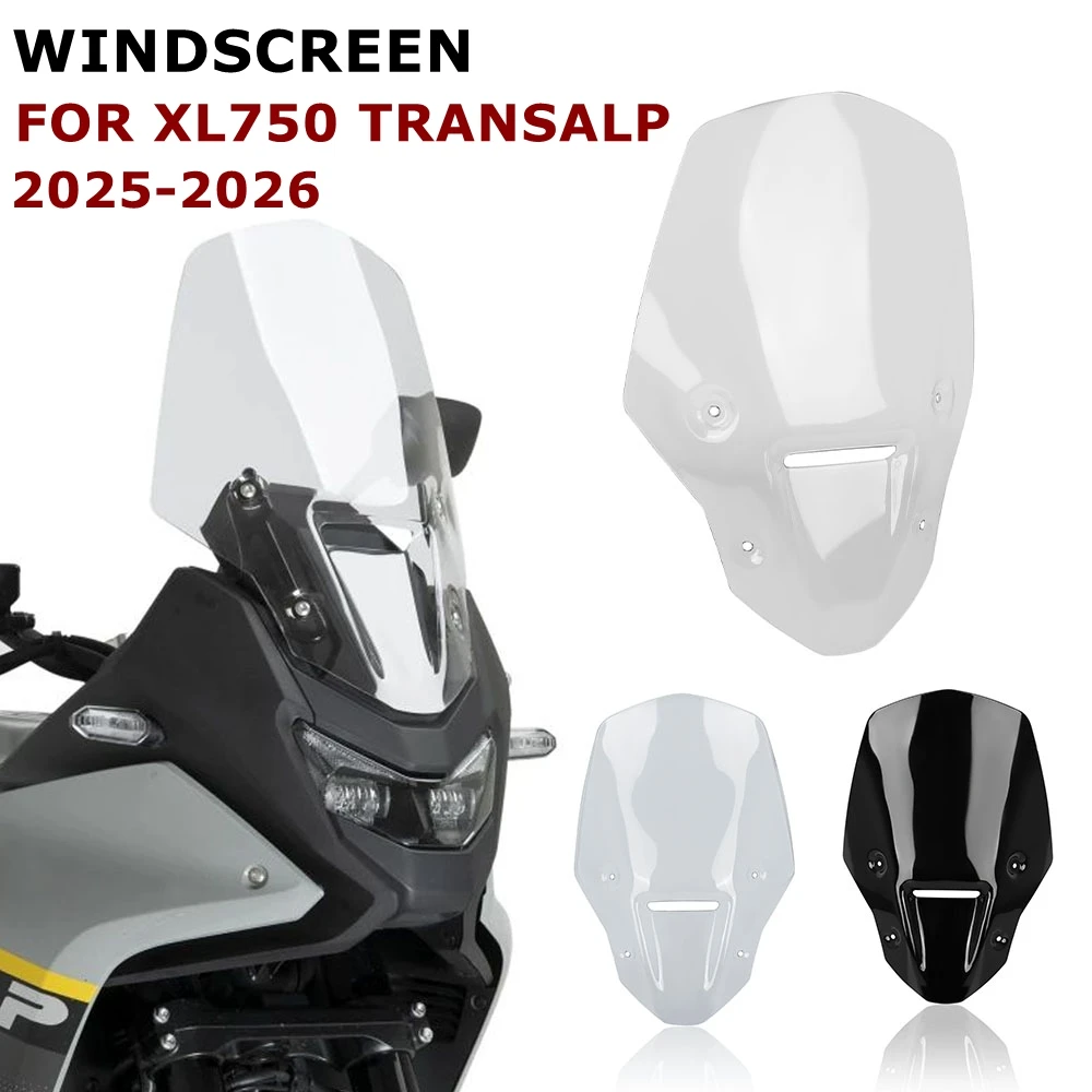 

For Honda XL750 Transalp XL 750 TRANSALP 2025-2026 Motorcycle Windshield Windscreen High Wind Screen Deflectors Visor Shield