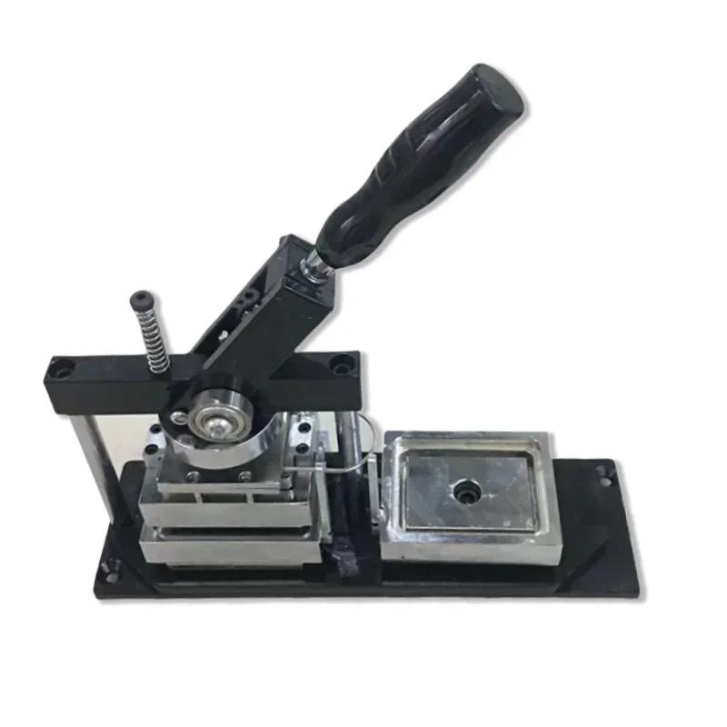 

Hot-selling 90*65mm rectangle refrigerator sticker making machine and button badge making machine.