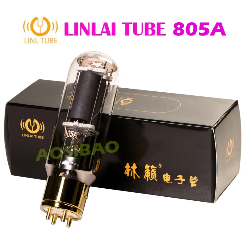 LINLAI 805A Вакуумная лампа Замена 805 805A 805M 805AT E805A HIFI Аудиоклапан Комплект электронного лампового усилителя DIY Matched Quad