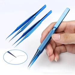 New Titanium Alloy Tweezers Professional Repair Fingerprint Fly Line Phone Motherboard Precise Antimagnetic Electronics Tweezers