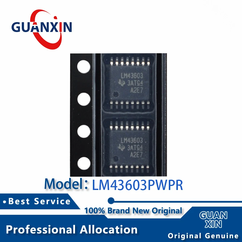 

100% New LM43603PWPR LM43603PWP Marking LM43603 HTSSOP-16 LM43603