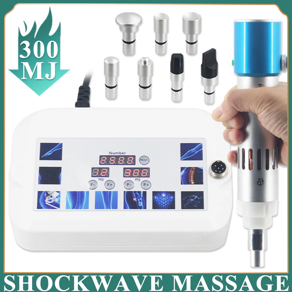 

Профессиональный аппарат для ударно-волновой терапии 300MJ для лечения ЭД, облегчение боли в коленах, массаж тела, физиотерапия, ударно-волновой массажер