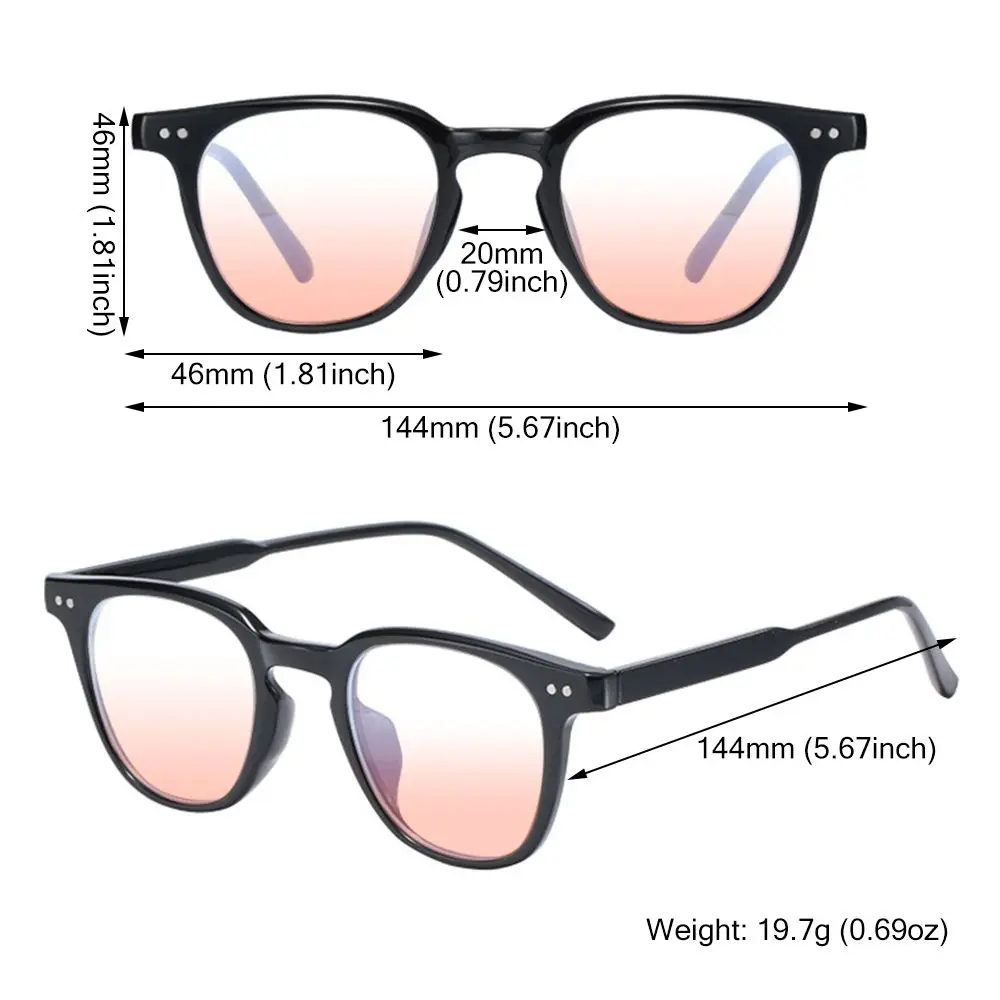 Gafas populares para miopía con gradiente de estilo coreano para mujer, gafas con rubor, gafas para miopía