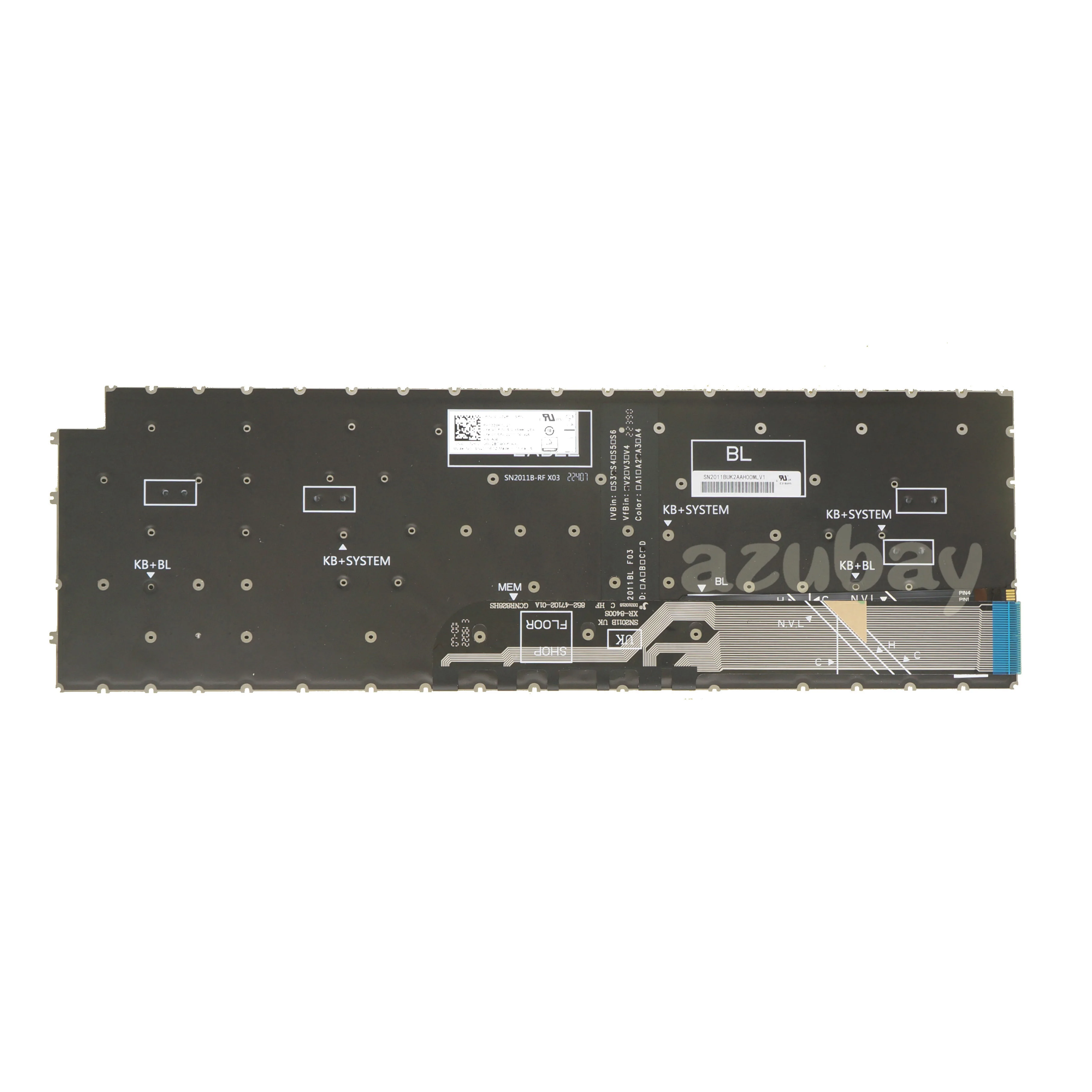 Laptop Keyboard for Dell Vostro 5515 5620 5625 5630 5635 7510 7620 Arabic Belgian AZERTY Hebrew Italian Backlit