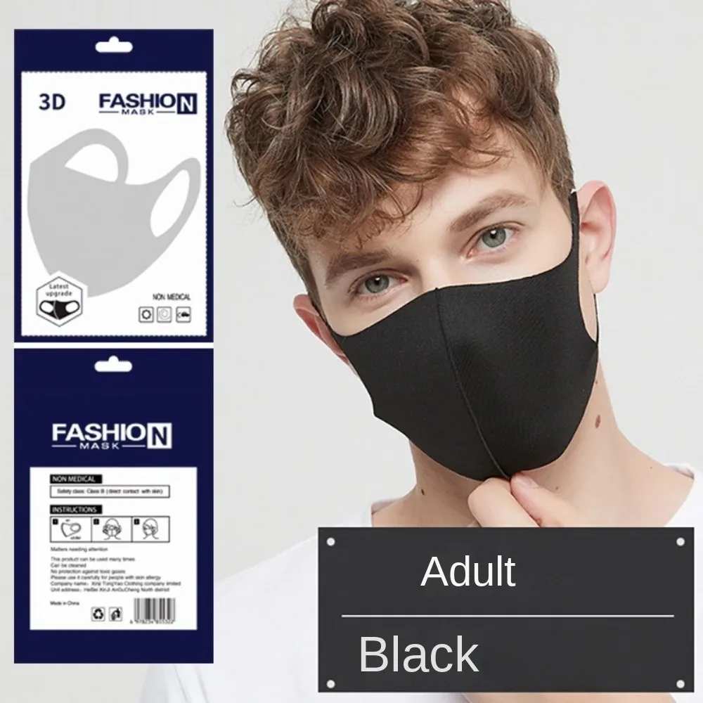 New Breathable Ice Silk Mask Anti-UV Dustproof Riding Face Mask Washable Face Cover Scarf Gift