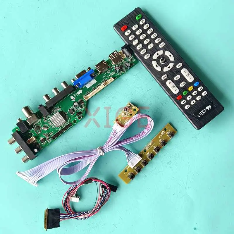 

Для M116NWR1 R0/R1 M116NWR1 R3/R4 USB/DHMI/VGA/AV DVB-T/C 11,6 "1366x768 панель ноутбука LVDS 40Pin плата драйвера контроллера DIY Kit