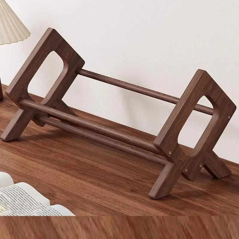 

Tilting Bookcase Desktop Bookshelf Portable Book Storage Rack Creative Small Book Shelf for Books Magazine K1KF