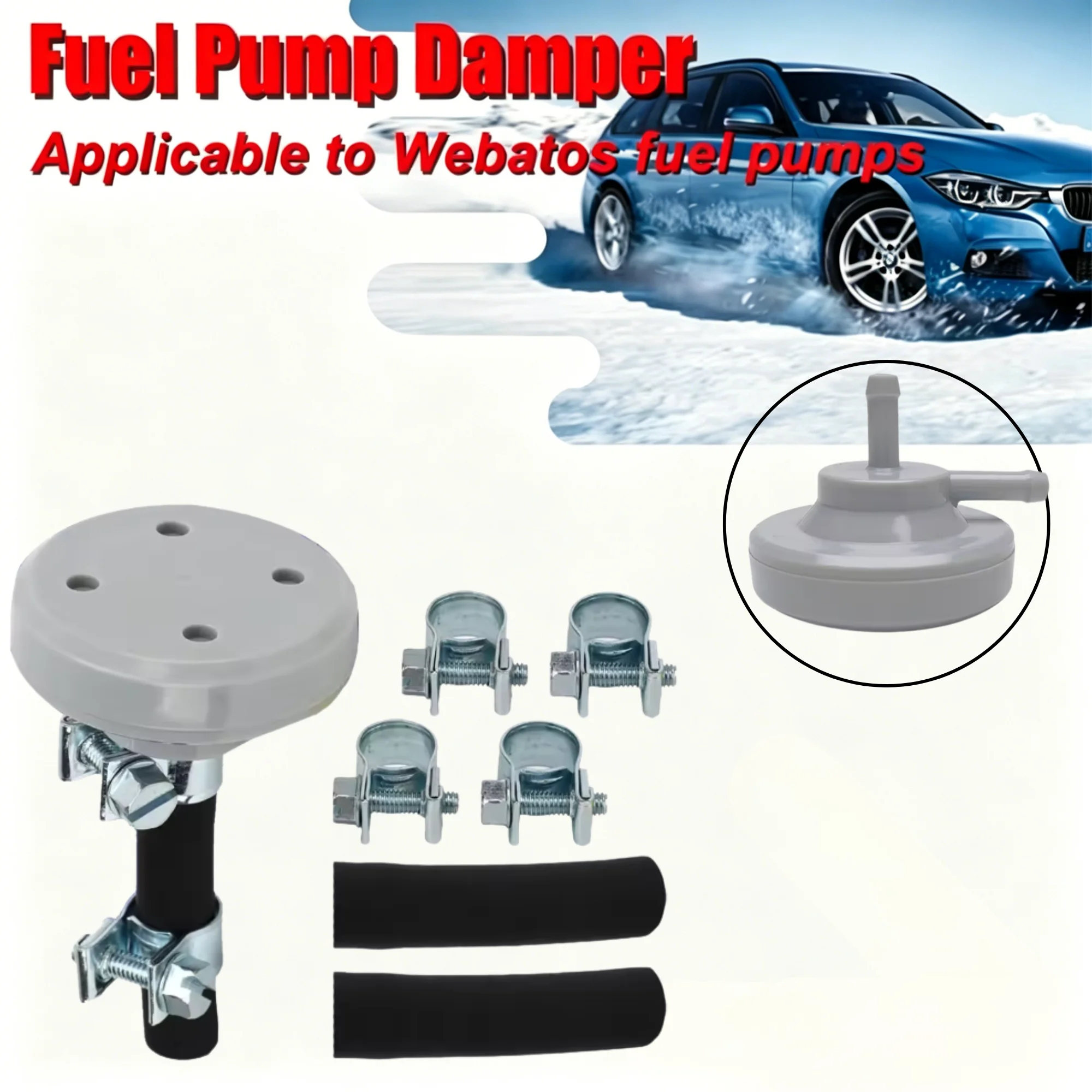 Professional Mini Heater Fuel Check Valve Car Dosing Pump Damper Kit Plastic For Webasto 478814 Universal Easy Install Durable