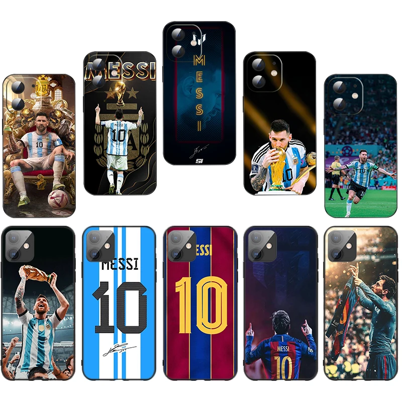 A21 Famous Footballer M-Messis Soft Silicone Case for Samsung Galaxy A05 A05s A24 A04 A04s J4Plus A23 A13 A14 A33 A34 5G Caver