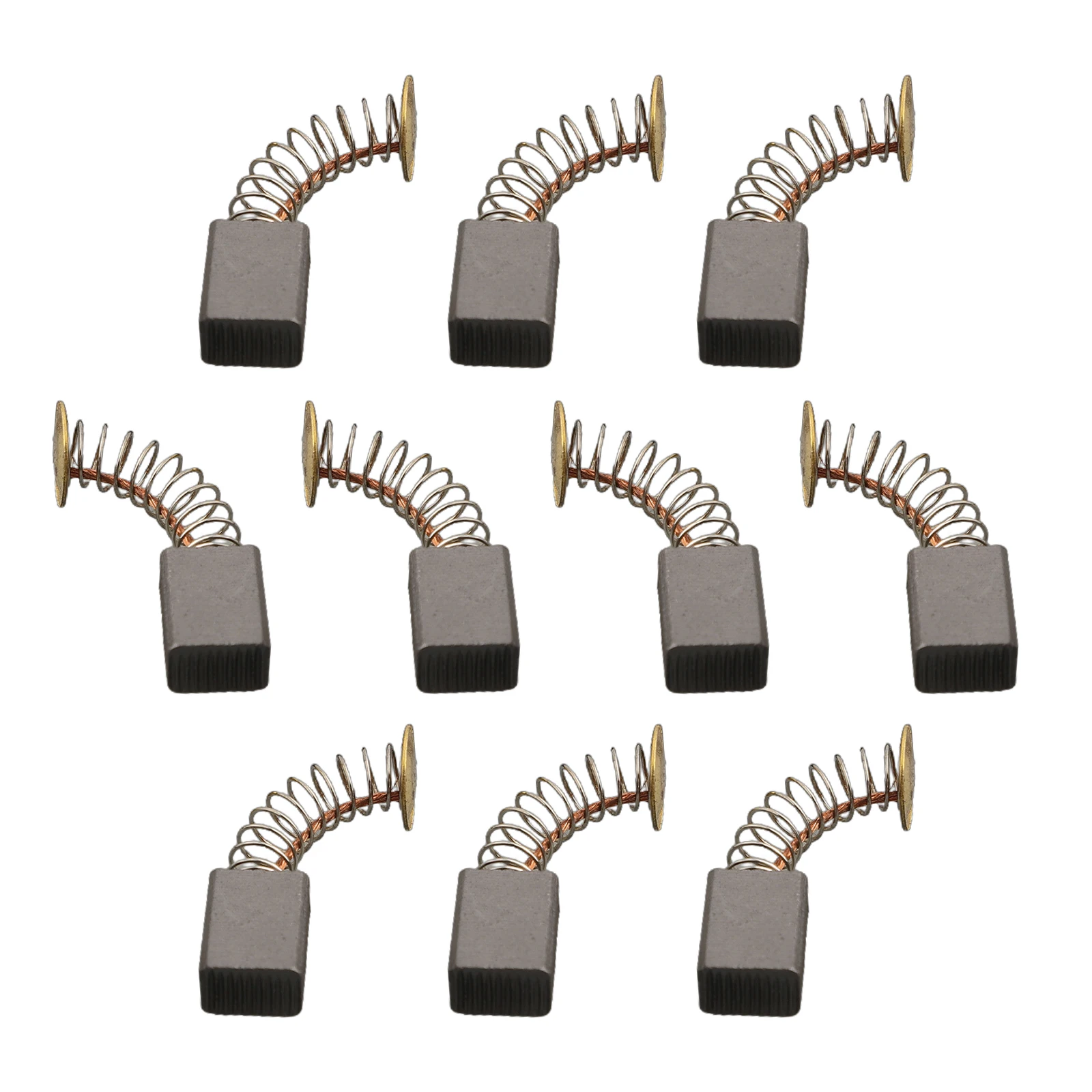 

10Pcs Carbon Brush Set Compatible with For 251 Marble Machine Angle Grinder Motor and Polishing Machine Electric Motor Types