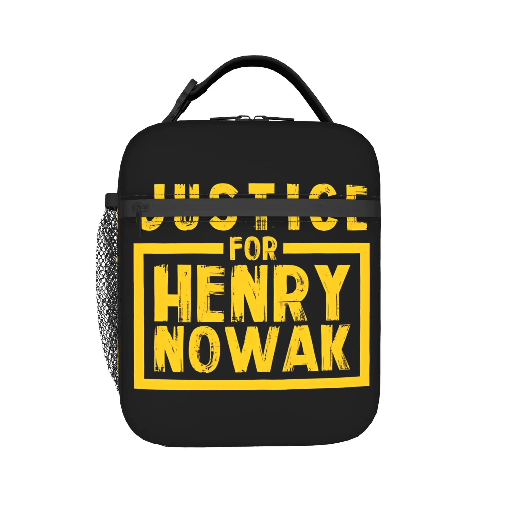 

Justice-for-Henry-Nowak Merch Insulated Lunch Bags For Office Food Storage Bag Leakproof Thermal Cooler Bento Box