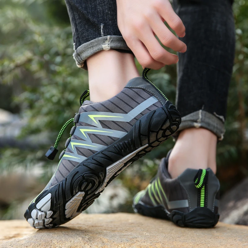 Outdoor Leisure Breathable Hiking Cross-country Sneakers Barefoot Non-slip Wear-resistant Cycling Hiking Shoes