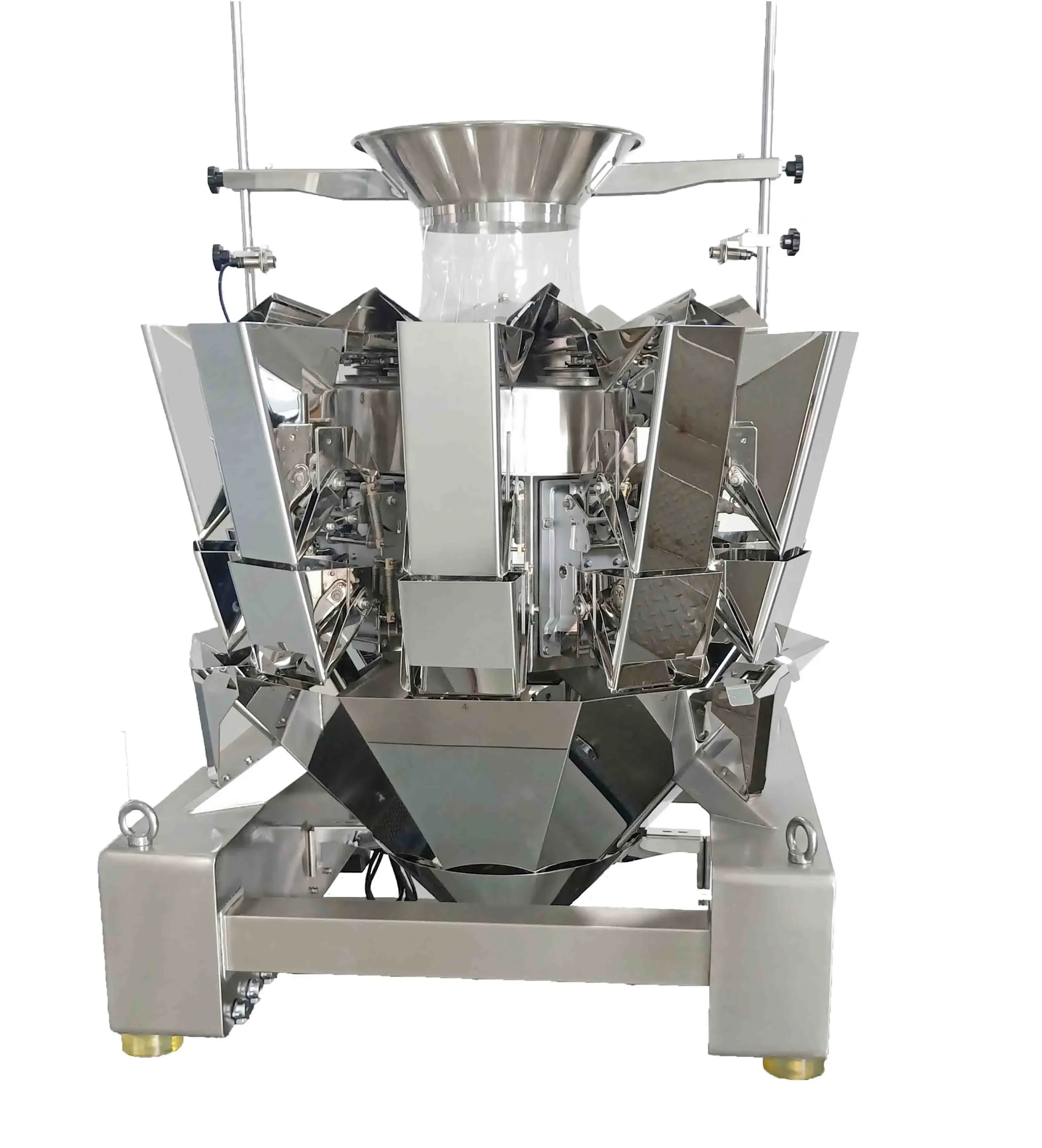 8 Head Combined Packaging Scale Soybean and Corn Seeds Automatic Multihead Weigher Packaging Machine