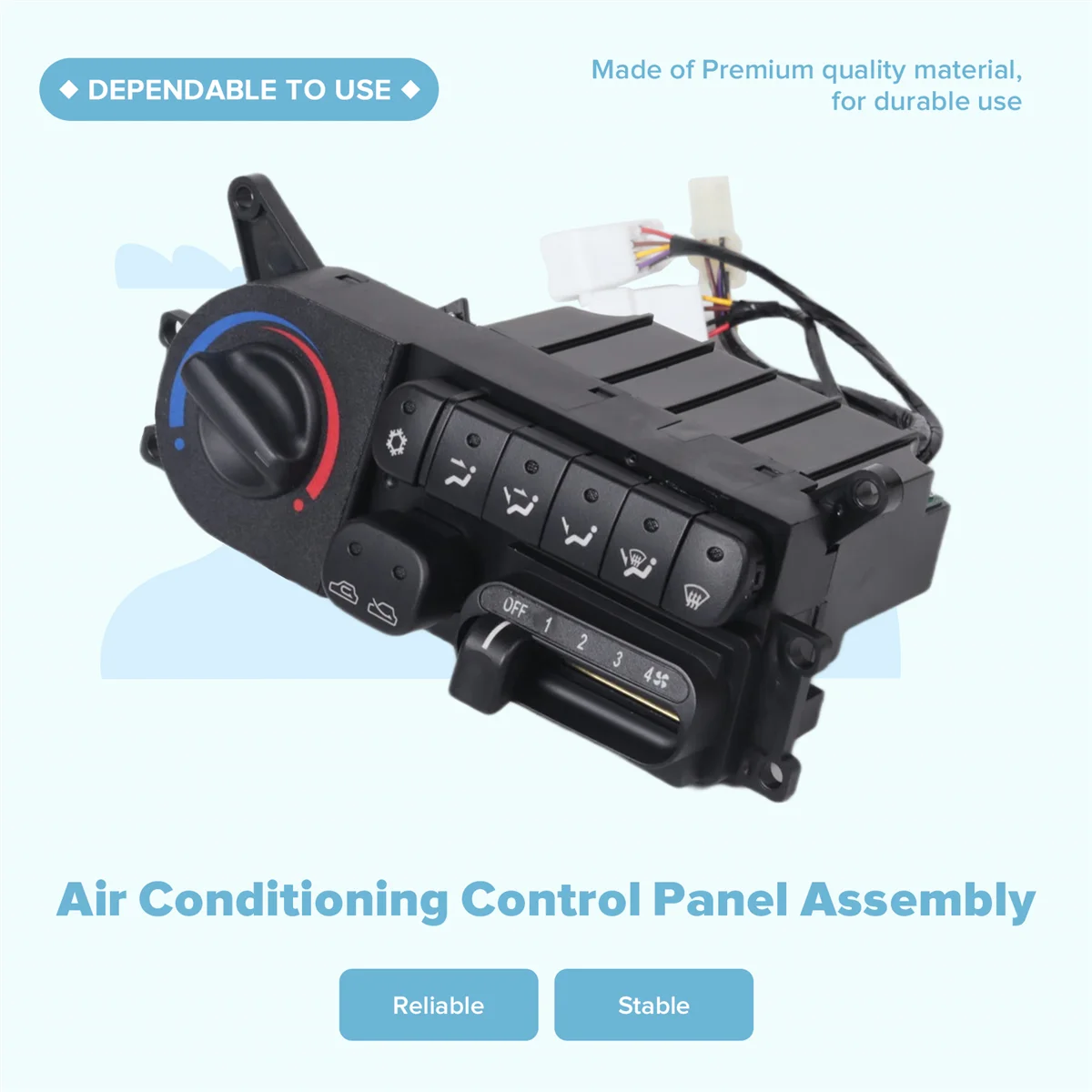 

N32R_Car Front Air Conditioning Control Panel Assembly Air Conditioning AC Switch for JAC Refine 97260-4A101