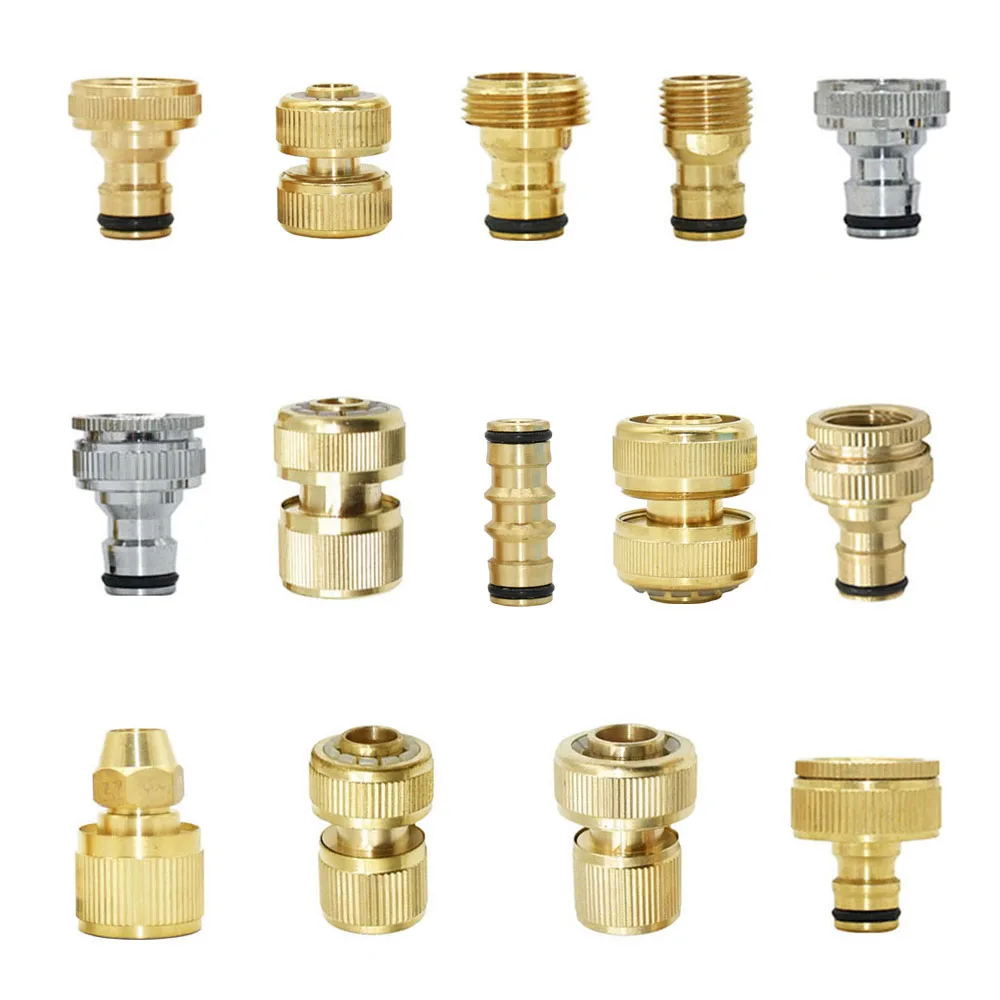 Irrigation Garden Hose Connector Brass 1/2