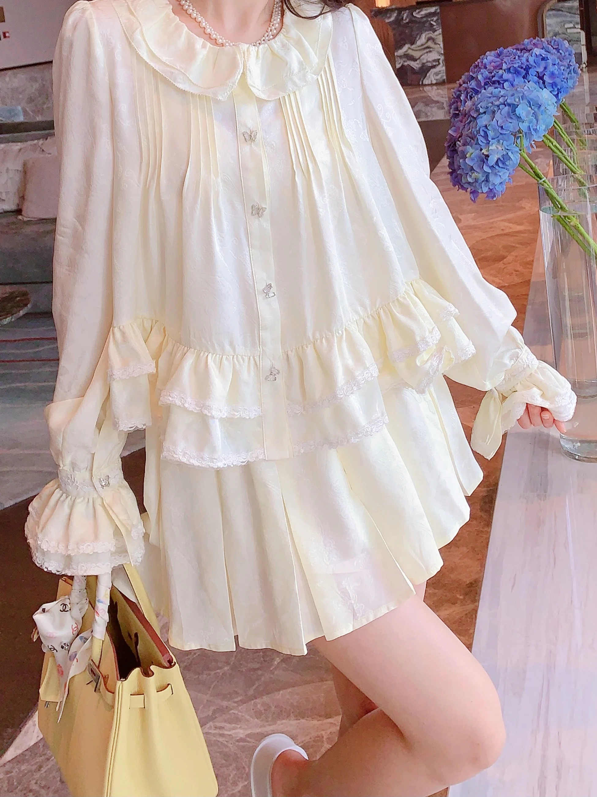 

Шелковая плиссированная юбка MissLuxury Ele: Новая летняя женская повседневная юбка-миди А-силуэта с разрезом