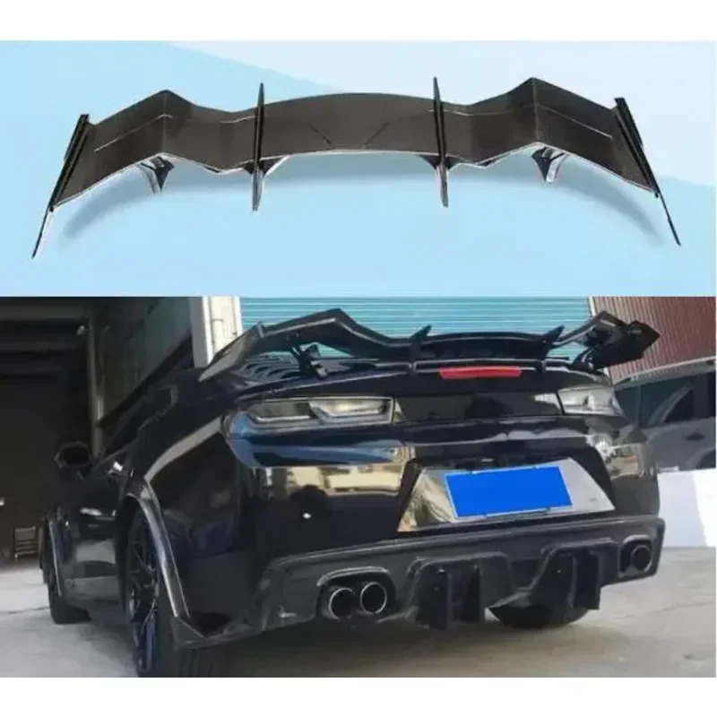 

For Chevrolet Camaro 2016 2017 2018 2019 FRP/ Real Forged Carbon Fiber Car Rear Wing Trunk Lip Spoiler