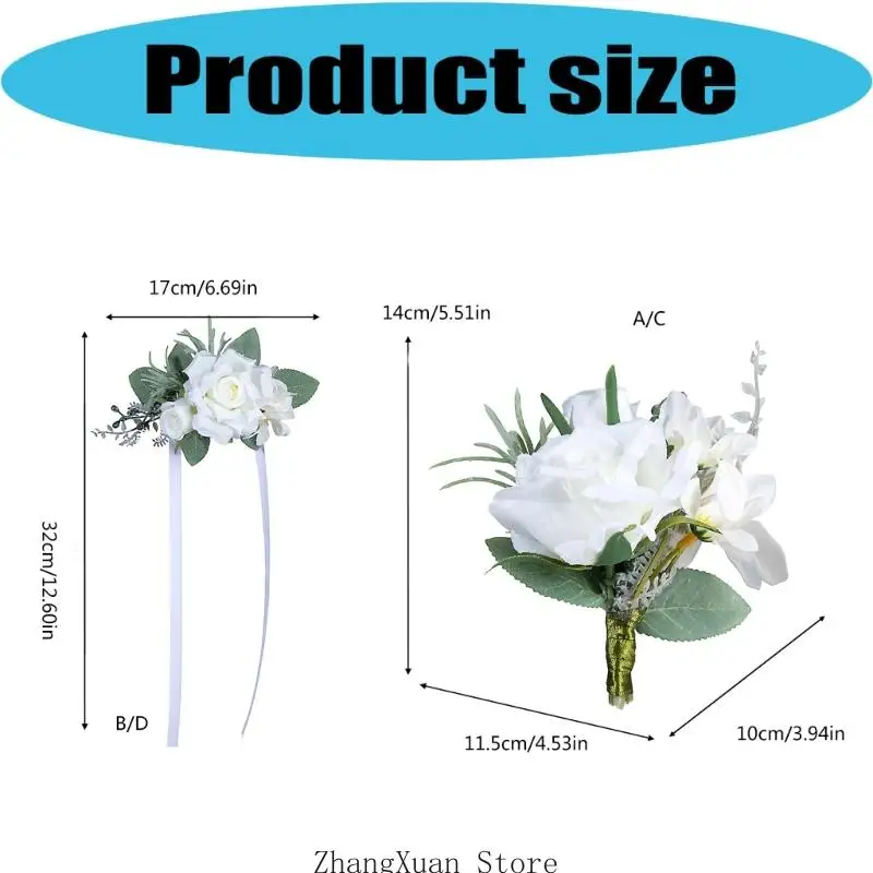 Rosenblumenarrangement für Zeremonien, Empfänge und Feiern 3XUF – Detail 6