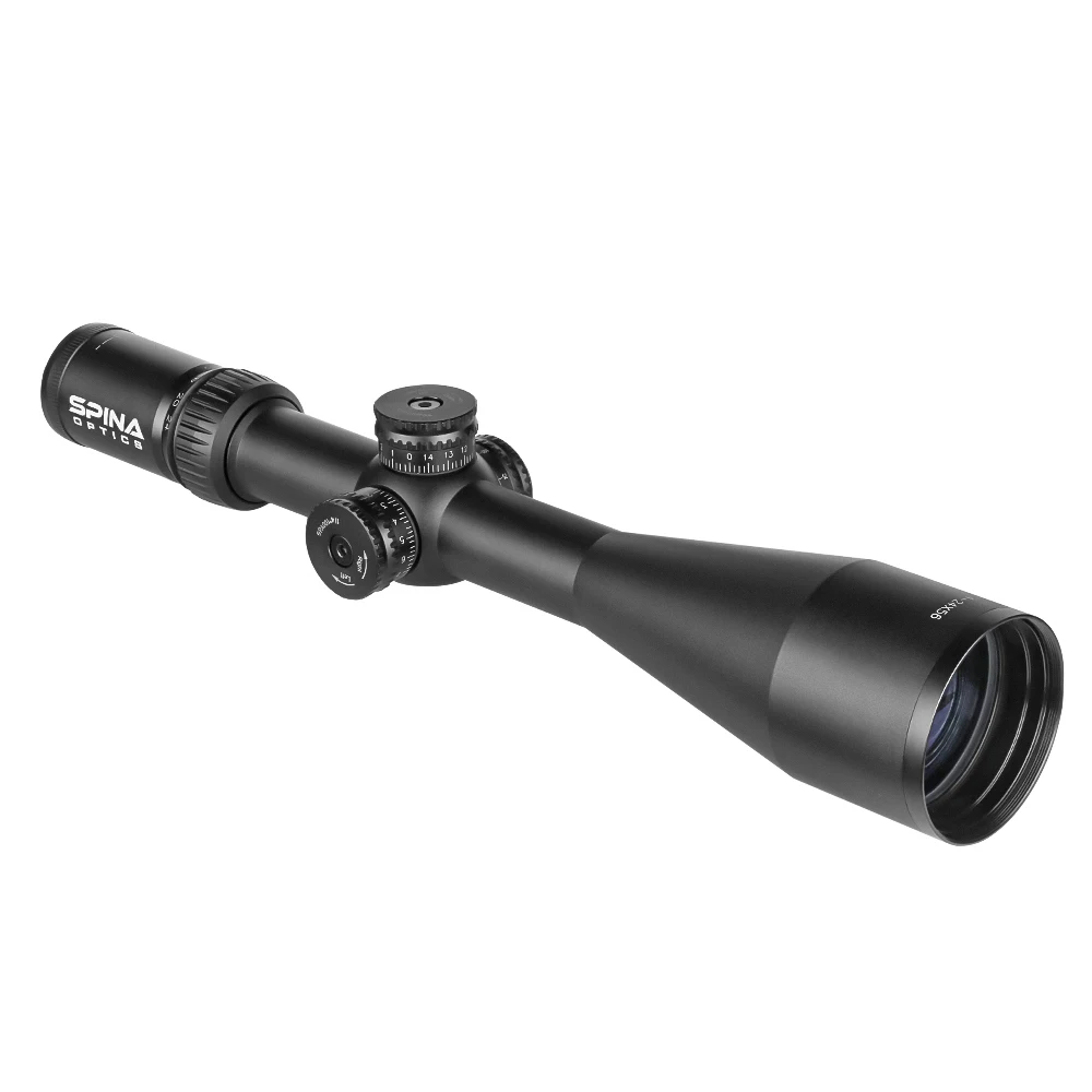 Imagem -03 - Spina Óptica hd 424x56 Mid Dot Vidro Gravado Luneta Mira de Rifle de Retículo 25yds para Infinita Configuração de Paralaxe Redefinição de Bloqueio de Torre Pcp Carbine Ar15etc