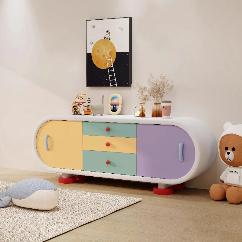 تخزين صغير طاولة تلفزيون منظم أدراج ترفيهية متنقلة حديثة جدار طاولة تلفاز أرضية غرفة المعيشة أثاث عصري موبليس