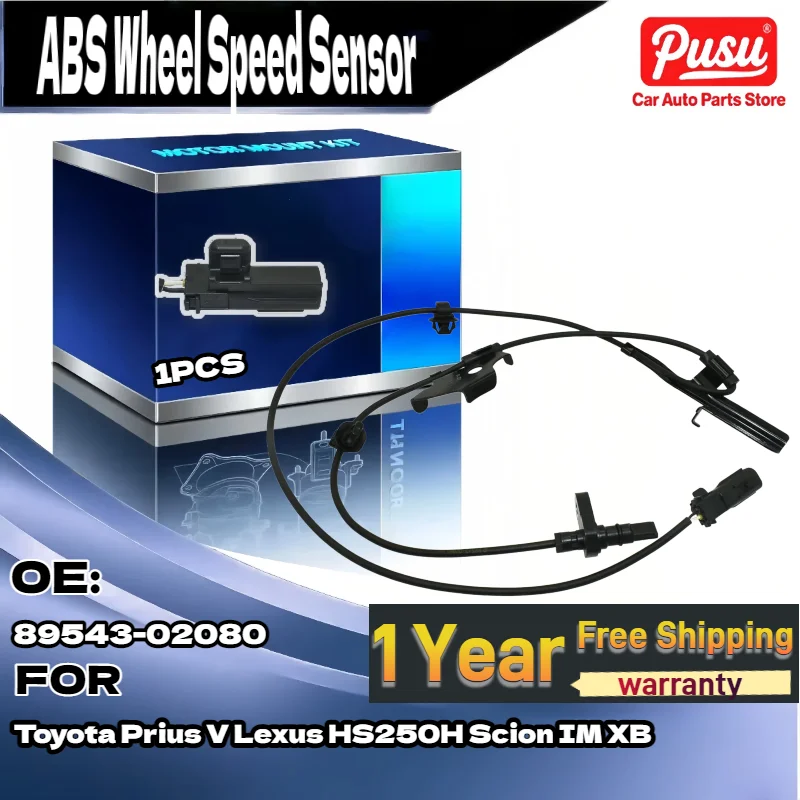 

Brand New Front Driver ABS Wheel Speed Sensor For Toyota Prius V For Lexus HS250H For Scion IM XB OE 8954302080 89543-02080