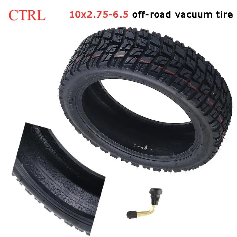 10x2.75-6.5 Vacuum Tire 10 Inch For Speedway Electric Scooter 10 Inch 10*2.75-6.5 Tubeless Off-road Tire Parts