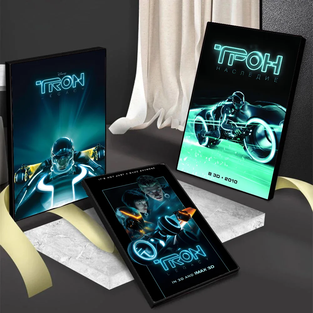 1pc Global hit classic science fiction film Tron Legacy Poster HD Posters Home Room Bar Cafe Decor Art Wall Painting Picture