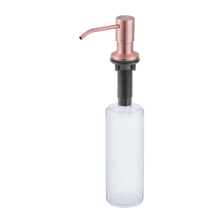 304 Stainless Steel Soap Dispenser Plastic 500ML Bottle For Kitchen Sink Soap Or Foam Dispenser In Metal Manufacturer In China