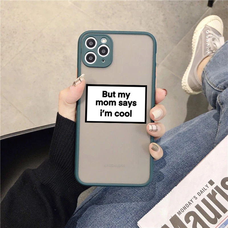 Funny Letter Sorry If I Looked Interested Phone Case for IPhone 15 Pro Max 11 12 13 XS XR SE2 7 8 14Plus Matte Cover Clear Coque