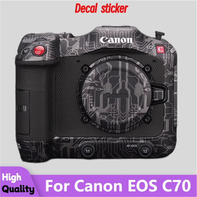 

For Canon EOS C70 Camera Body Sticker Protective Skin Decal Vinyl Wrap Film Anti-Scratch Protector Coat