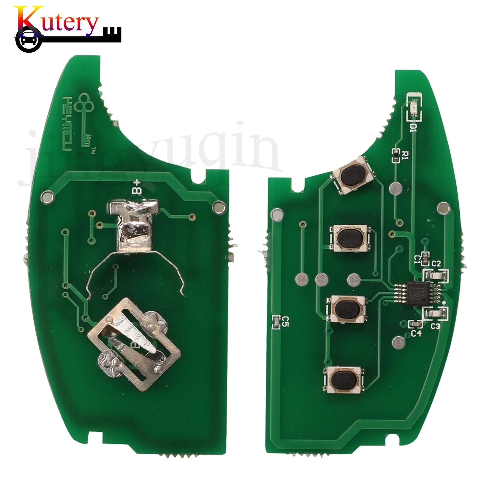 jingyuqin Folding Remote Car Key For Hyundai Accent Ix35 I30 Solaris Tucson I20 Santa Fe 315/433MHZ ID46 Chip 4Buttons Keyless